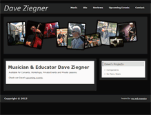 Tablet Screenshot of daveziegner.com